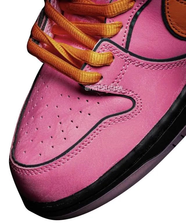 The powerpuff girls x nike sb dunk low blossom