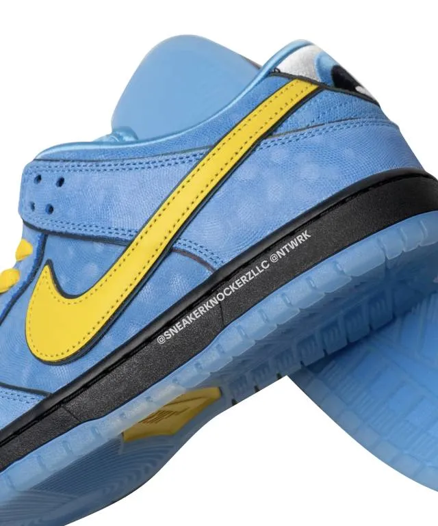 The powerpuff girls x nike sb dunk low bubbles