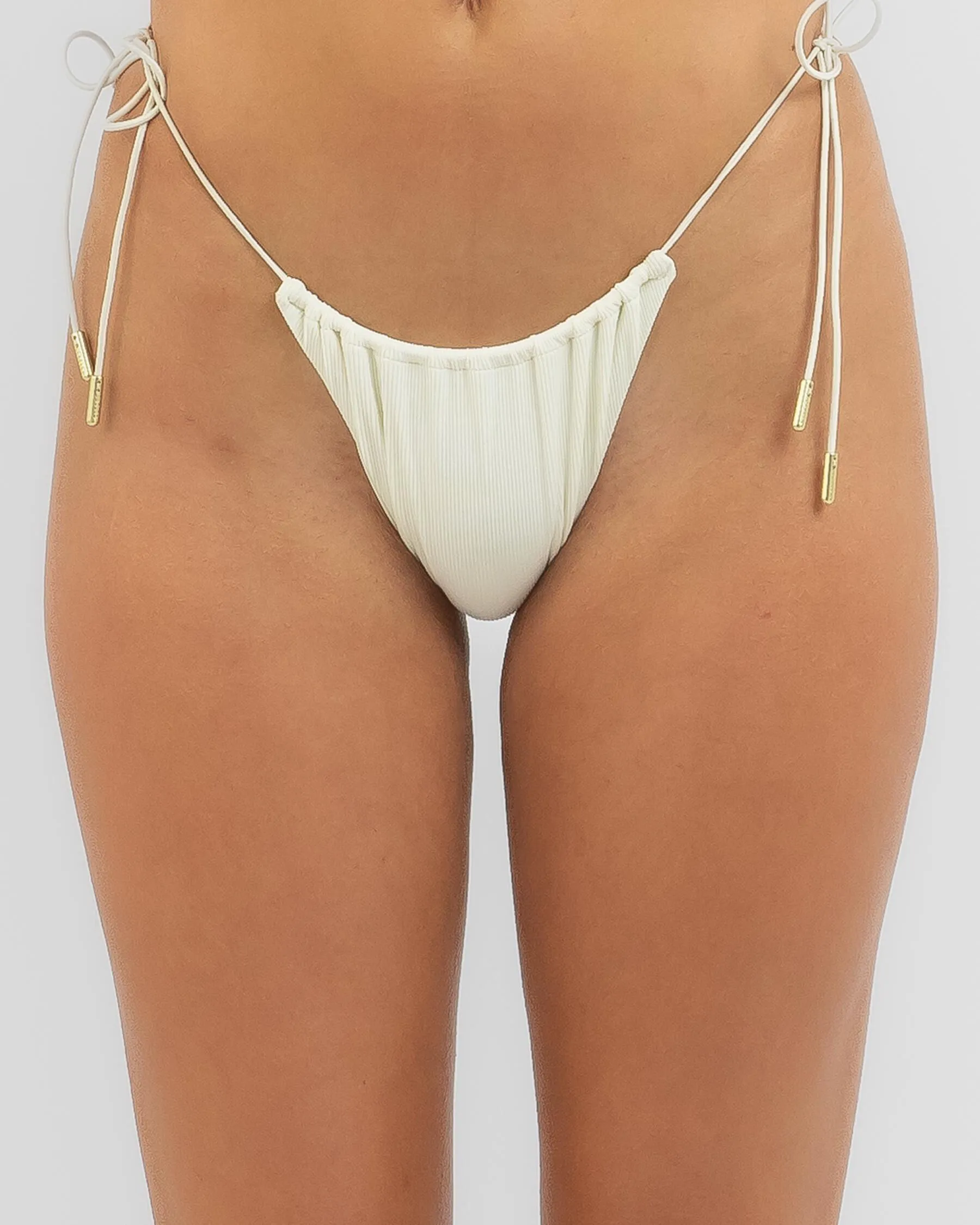 Topanga Crystal Rib Tie Itsy Bikini Bottom