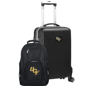 UCF Knights Deluxe 2-Piece Backpack and Carry-On Set - Black