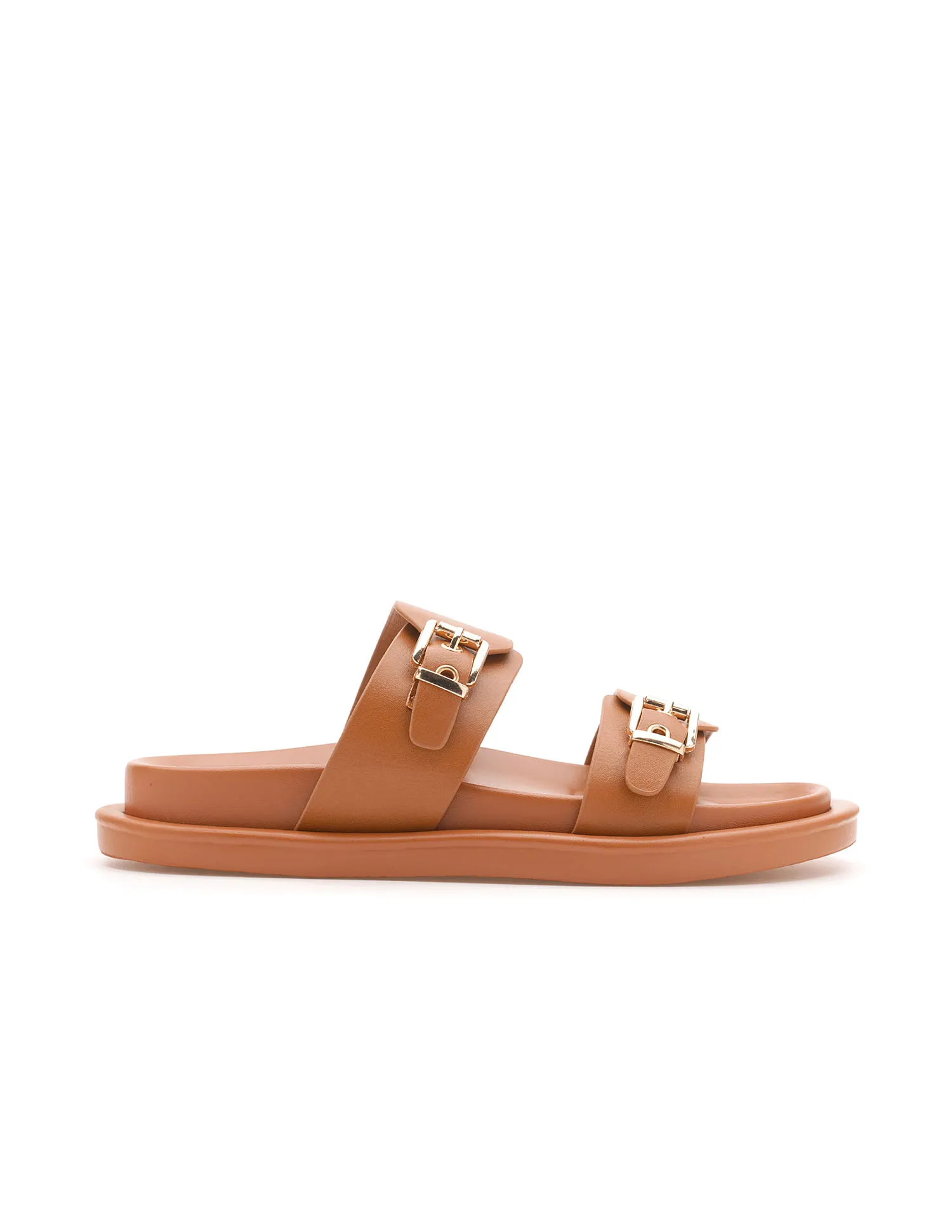 U.S. Polo Assn. Open Toe Buckle Detail Danila Sandals