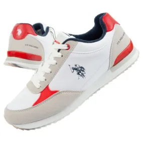 U.S. Polo US Polo ASSN trainers. M UP21M48062-WHI-RED01 white