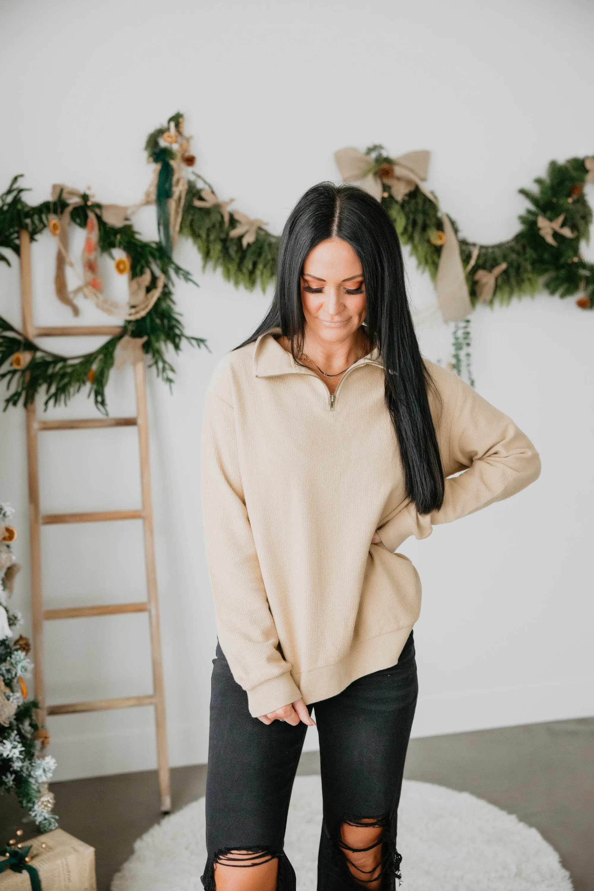 Valerie Ribbed Pullover