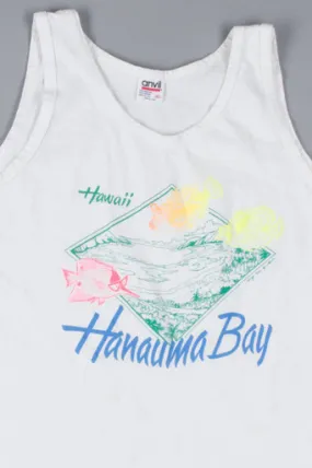 Vintage Hanauma Bay Hawaii Souvenir Tank