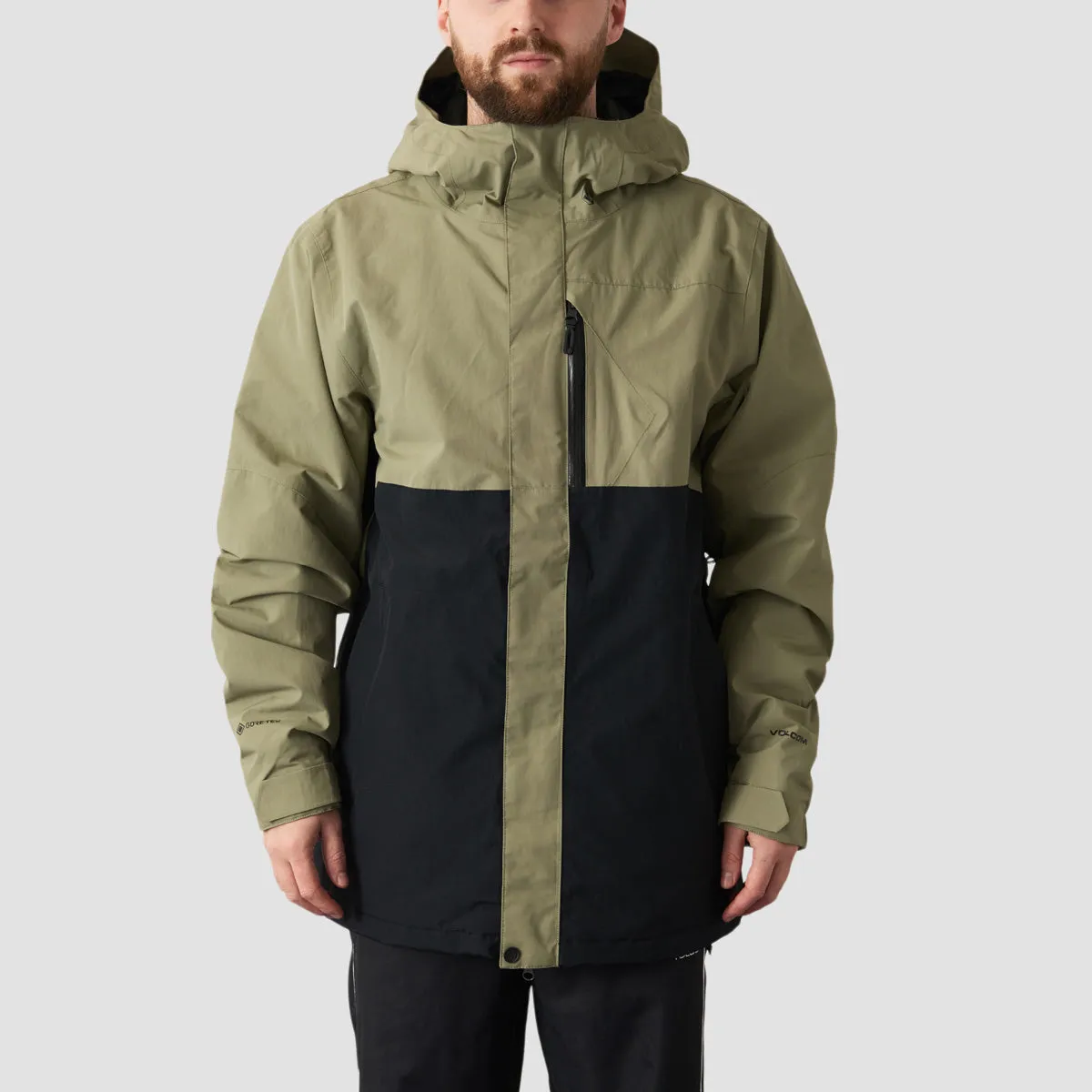 Volcom L INS Gore-Tex Snow Jacket Light Military