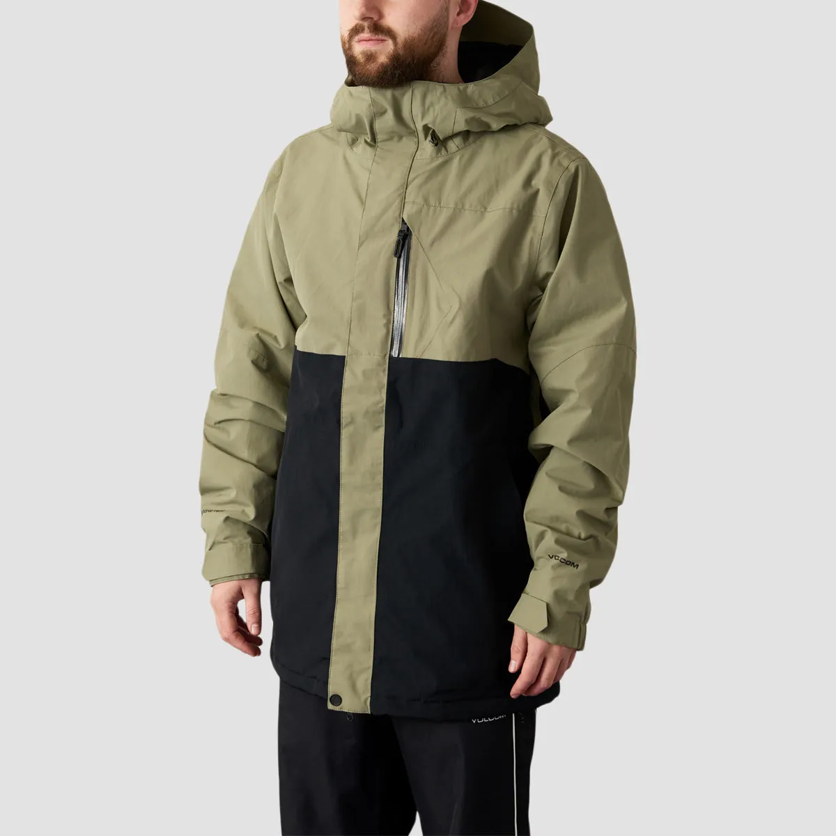 Volcom L INS Gore-Tex Snow Jacket Light Military