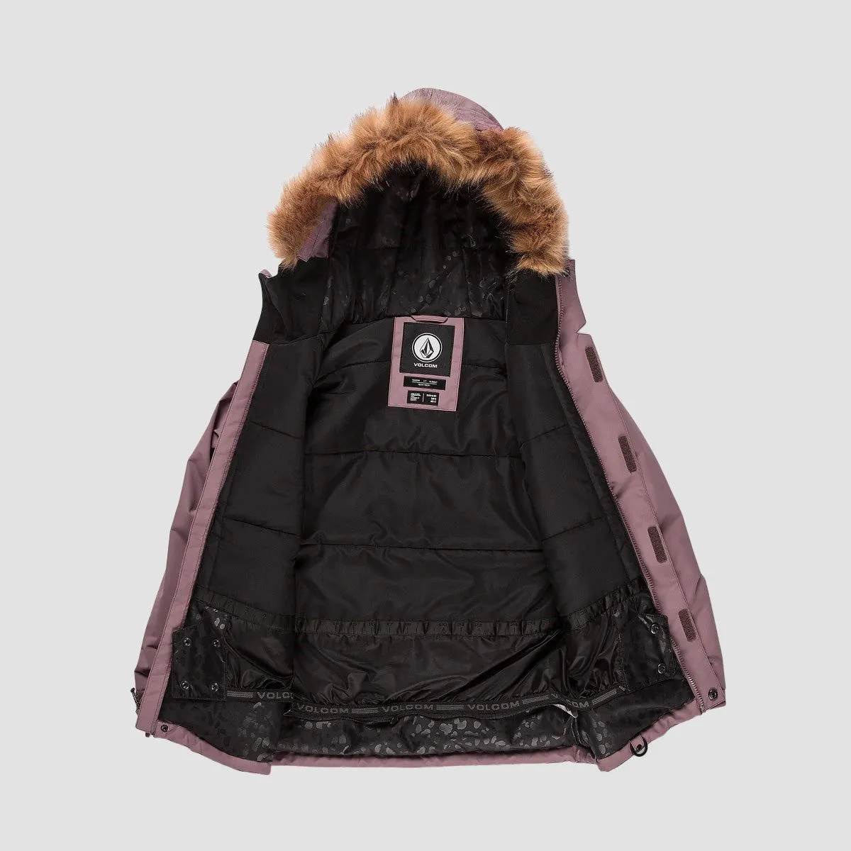 Volcom So Minty Ins Snow Jacket Rosewood - Girls