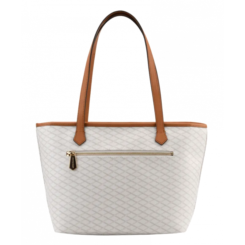 Waves tote White