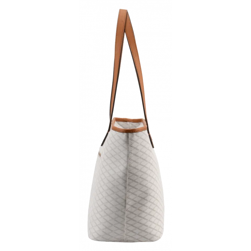 Waves tote White