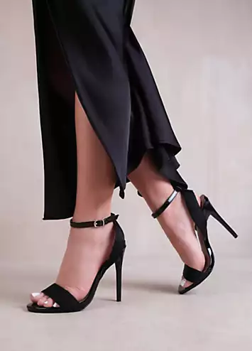 Where’s That From Venus Black Heeled Sandals | Kaleidoscope