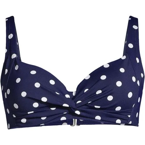 Women's Twist Front Bikini Top - DD Cup