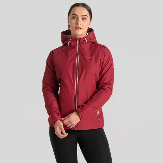 Women's Brielle Waterproof Jacket - Mulberry Jam | Craghoppers UK