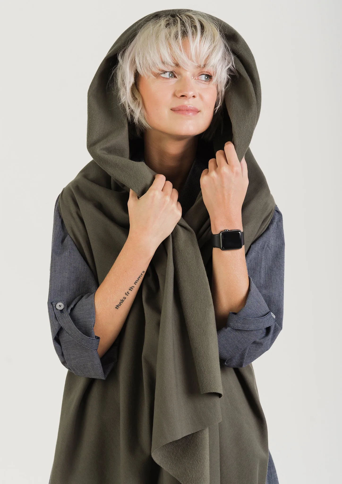 Wrap SEIS OPEN RI + Hemp SHIRT DRESS